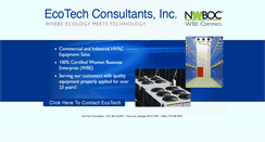 Desktop Screenshot of ecotechconsultants.com